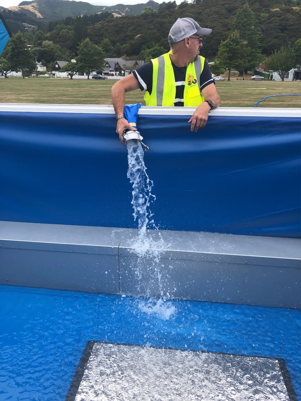 The photograph attached to this water supply report