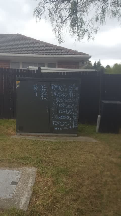 Graffiti, a report photo