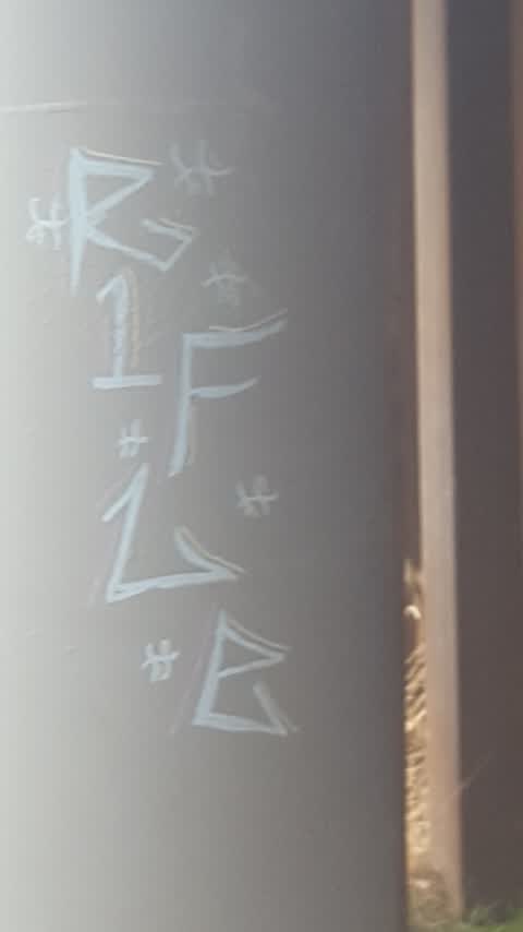 Graffiti, a report photo