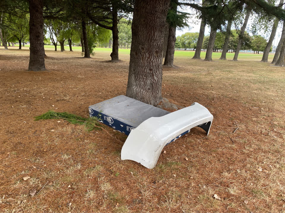 The photograph attached to this parks report