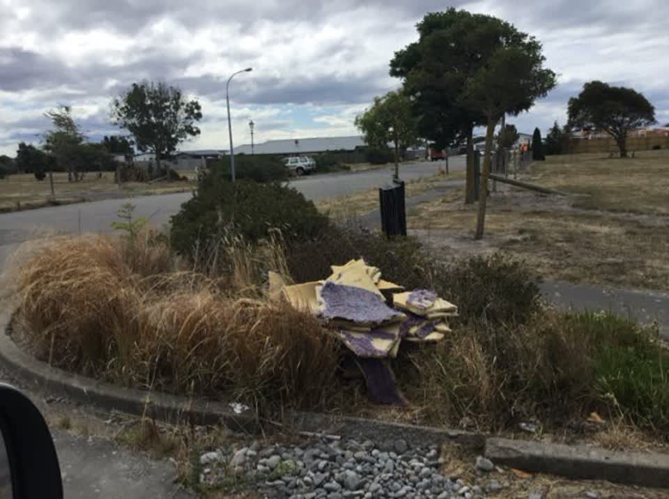 The photograph attached to this rubbish/recycling report