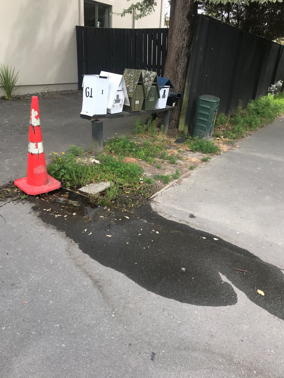 The photograph attached to this wastewater/stormwater report