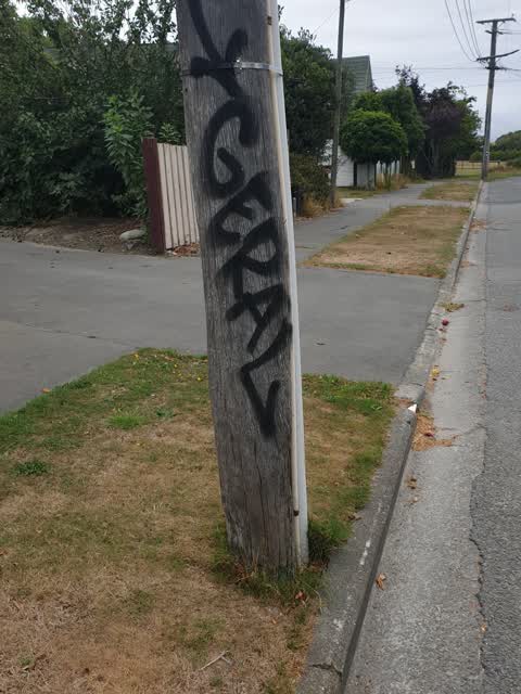Graffiti, a report photo