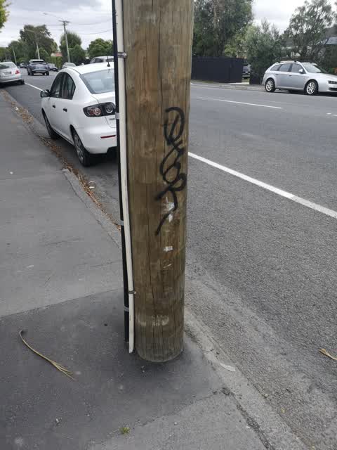 Graffiti, a report photo