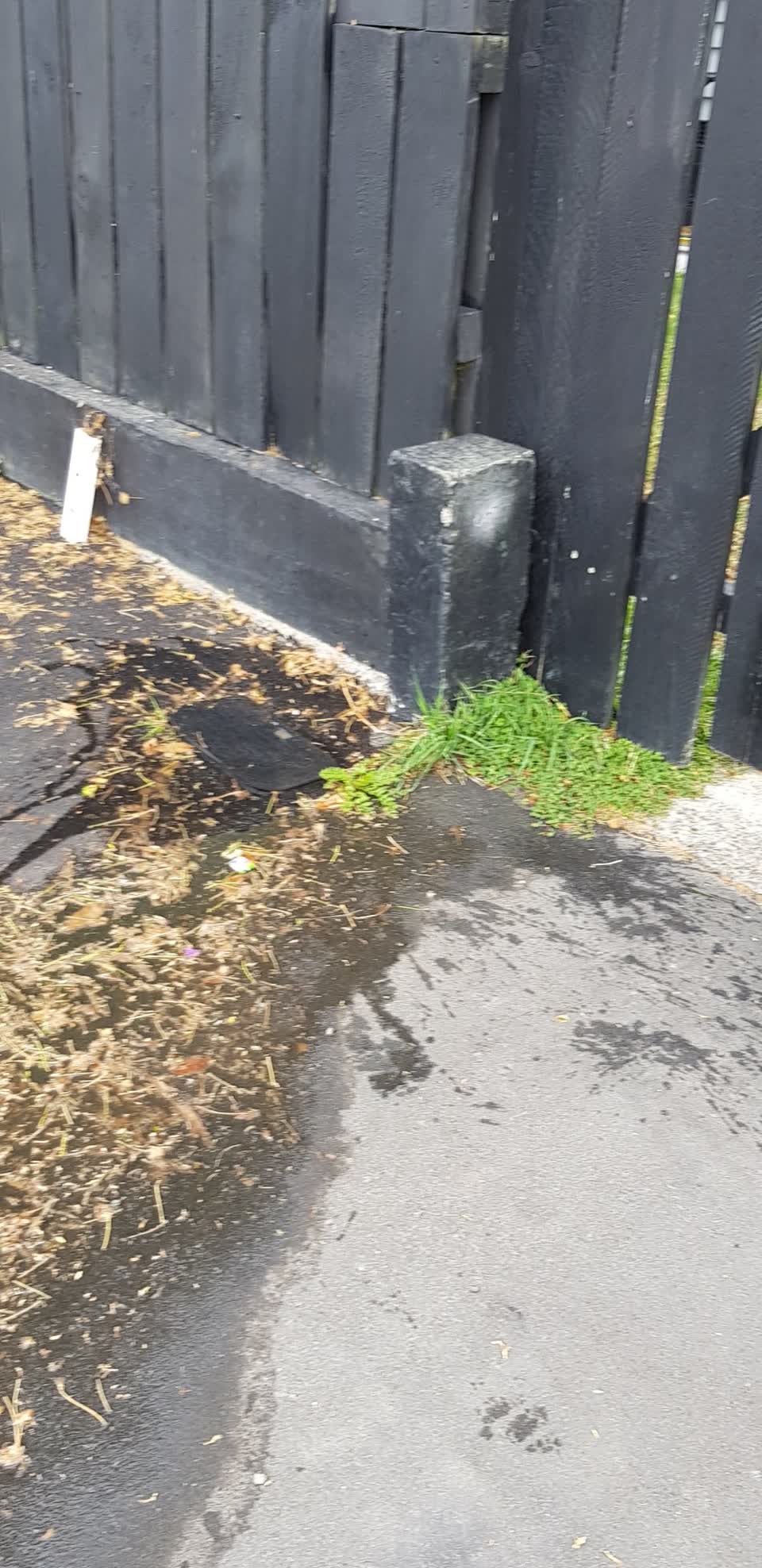 The photograph attached to this wastewater/stormwater report