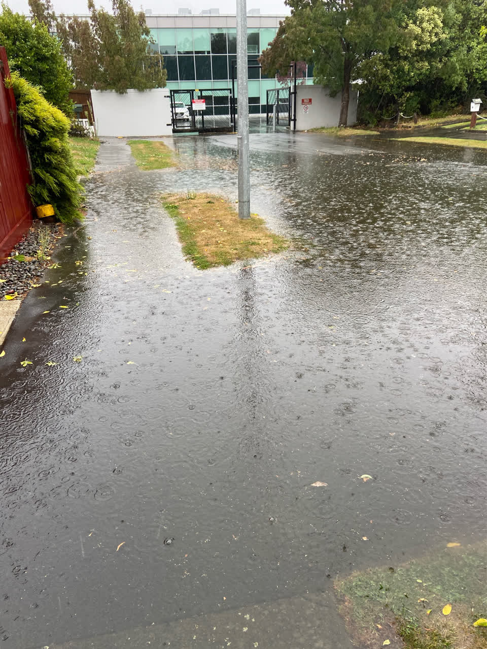 The photograph attached to this wastewater/stormwater report
