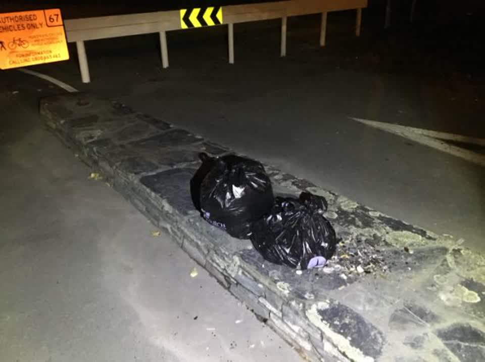 The photograph attached to this rubbish/recycling report