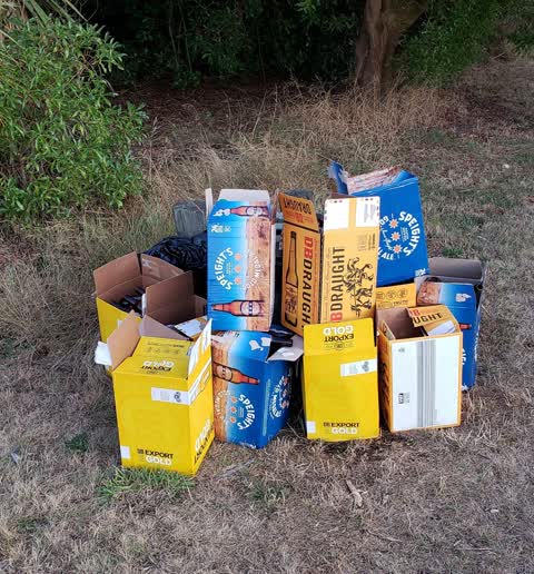 Rubbish/Recycling — a report photo