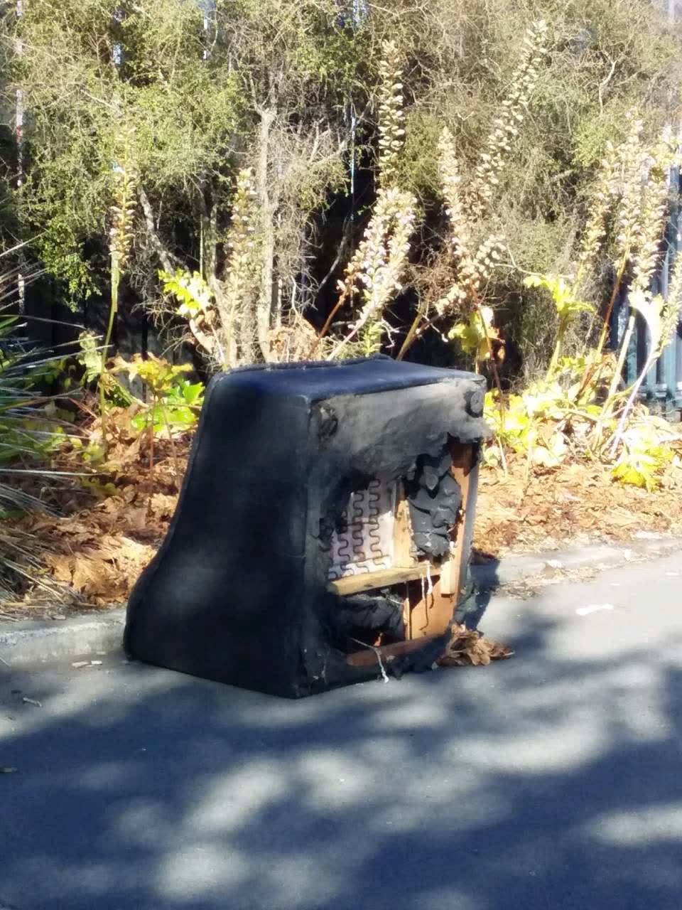 The photograph attached to this rubbish/recycling report