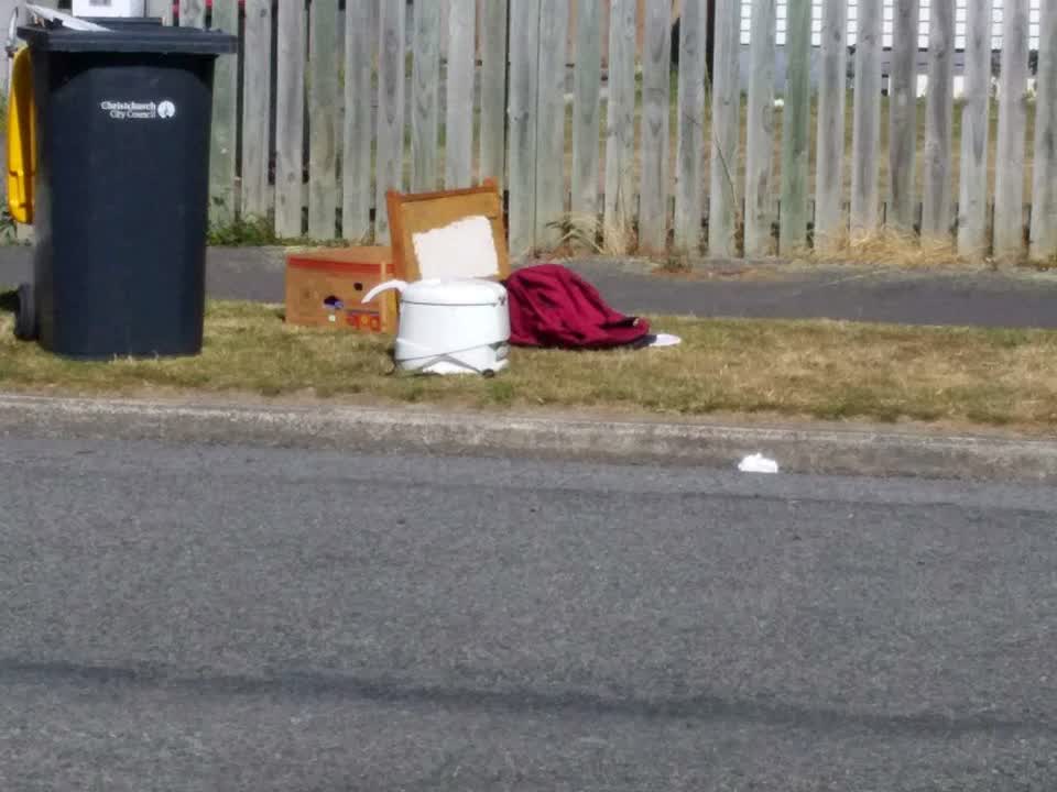 The photograph attached to this rubbish/recycling report