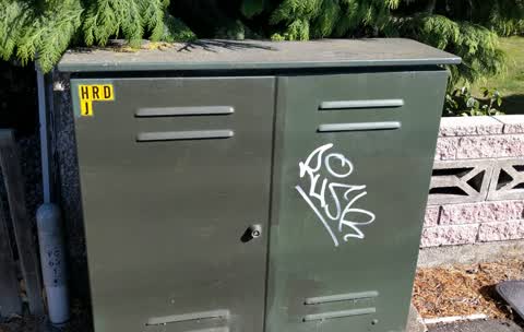 Graffiti, a report photo