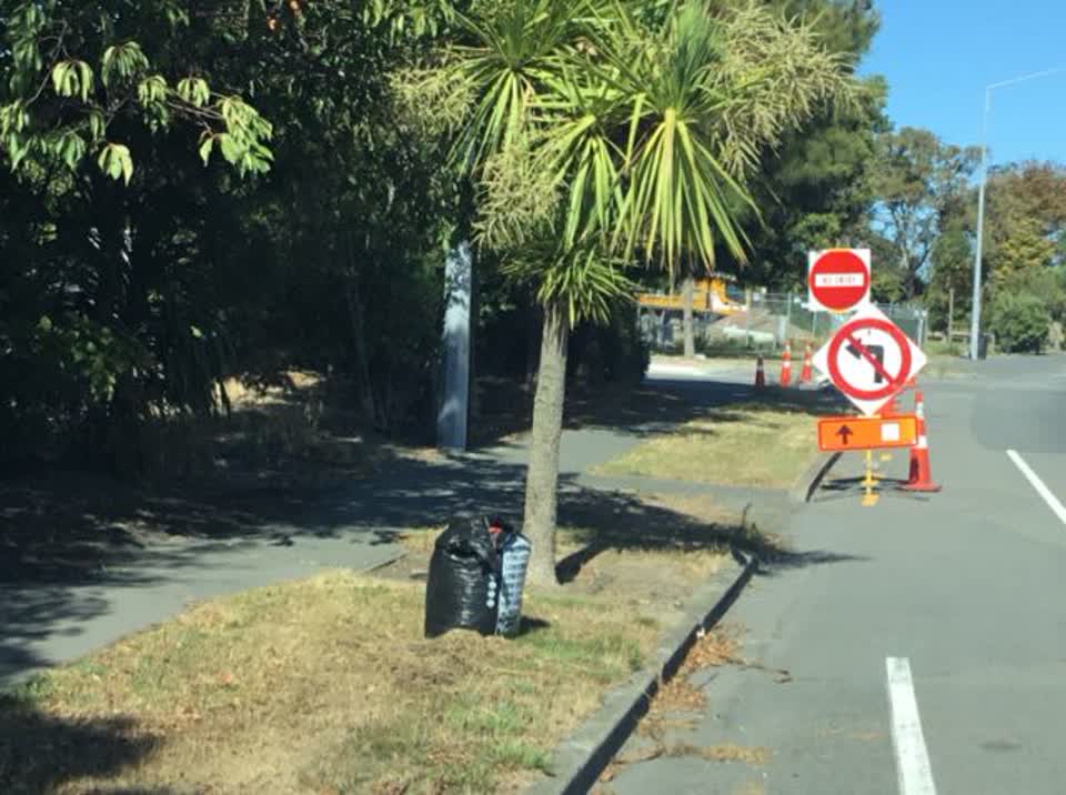 The photograph attached to this rubbish/recycling report