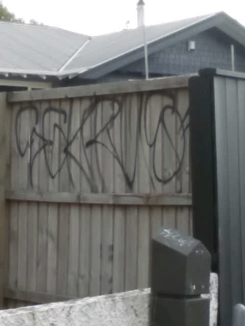 Graffiti, a report photo