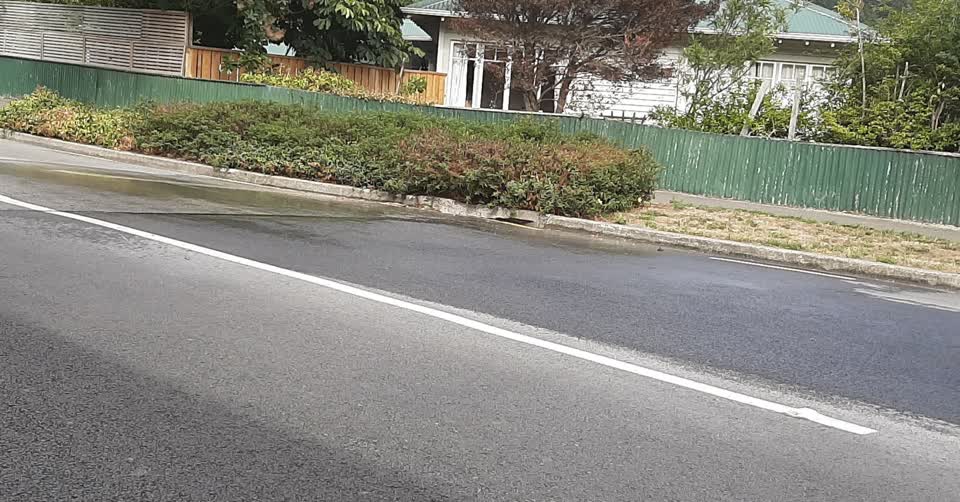 The photograph attached to this flooding report
