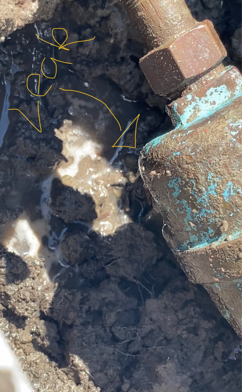 The photograph attached to this water supply report