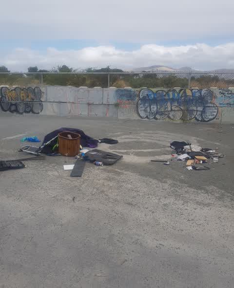 Rubbish/Recycling, a report photo