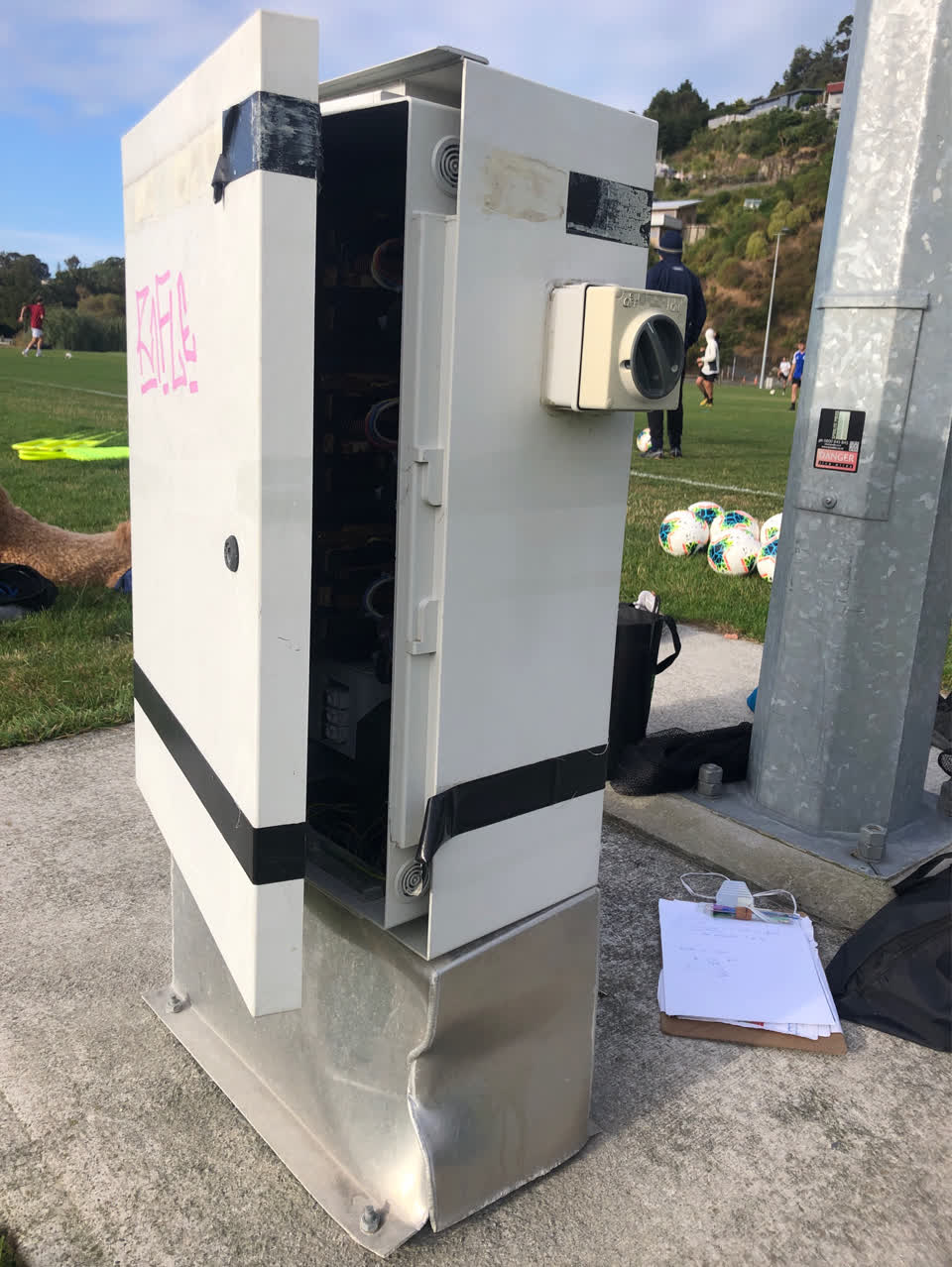 The photograph attached to this parks report