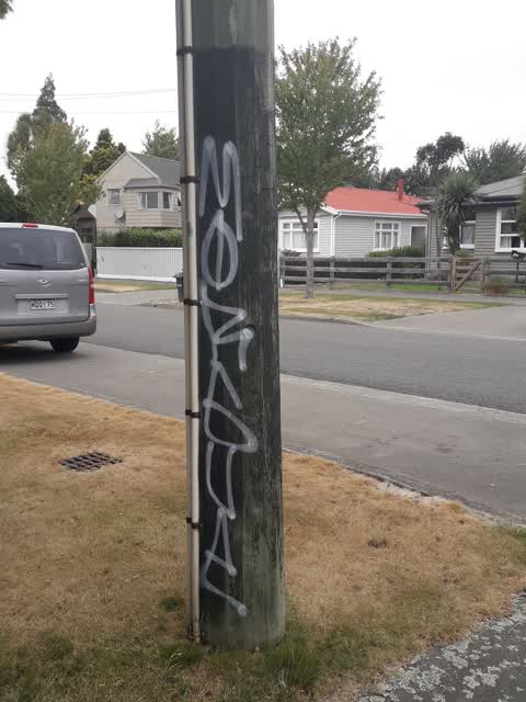 Graffiti, a report photo