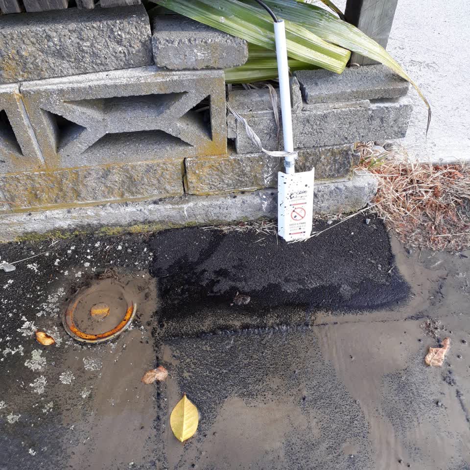 The photograph attached to this wastewater/stormwater report