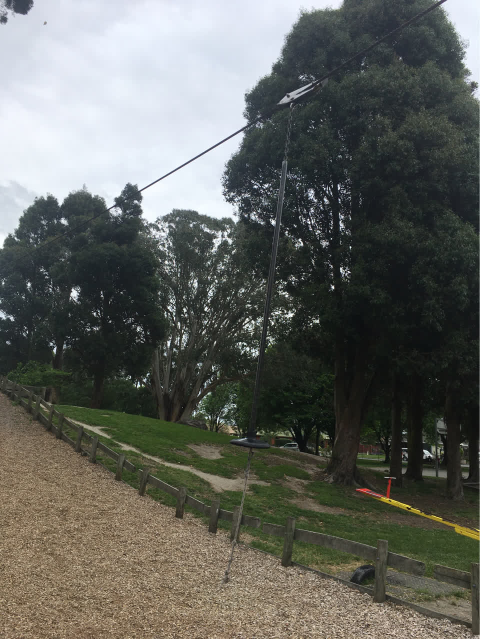 The photograph attached to this parks report