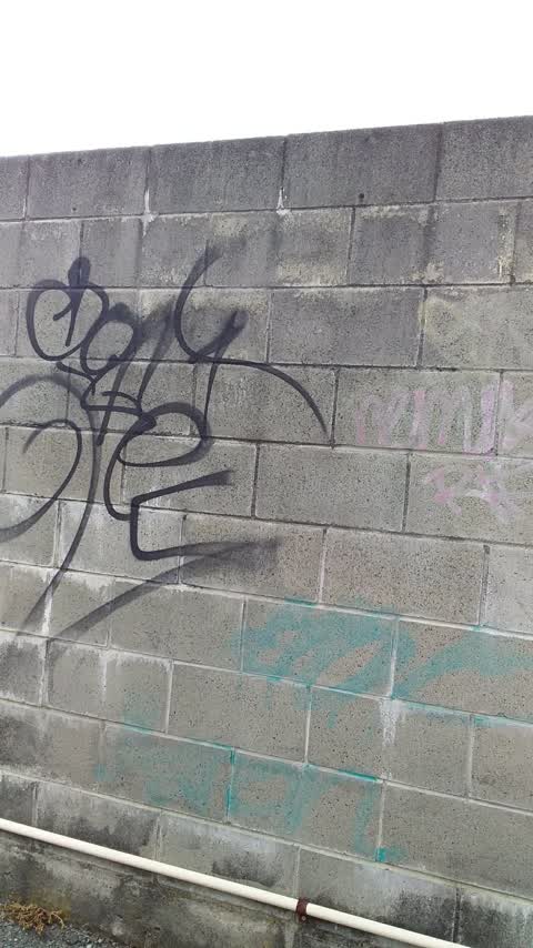 Graffiti, a report photo