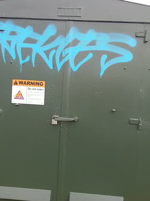 Graffiti, a report photo
