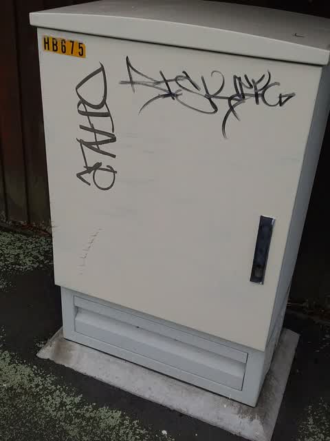 Graffiti, a report photo