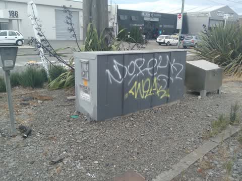 Graffiti, a report photo