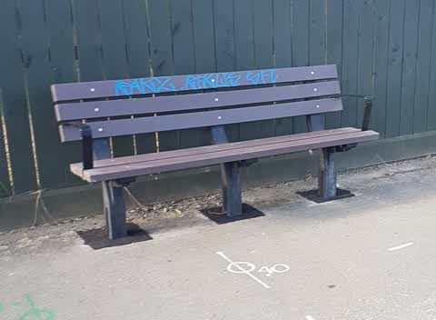 Graffiti, a report photo