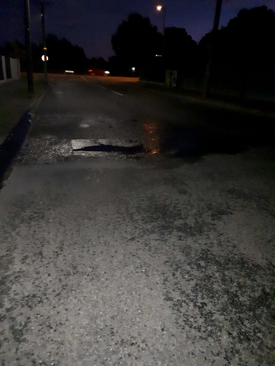 The photograph attached to this water supply report