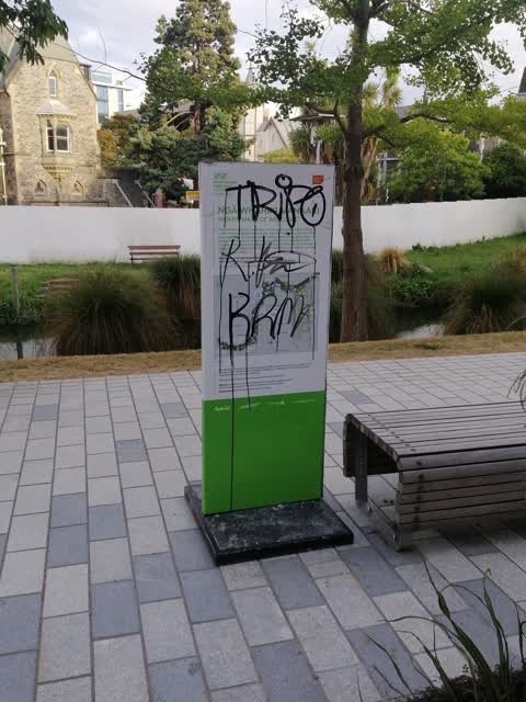 Graffiti, a report photo