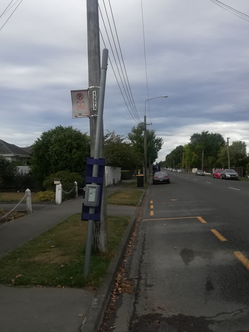The photograph attached to this flooding report
