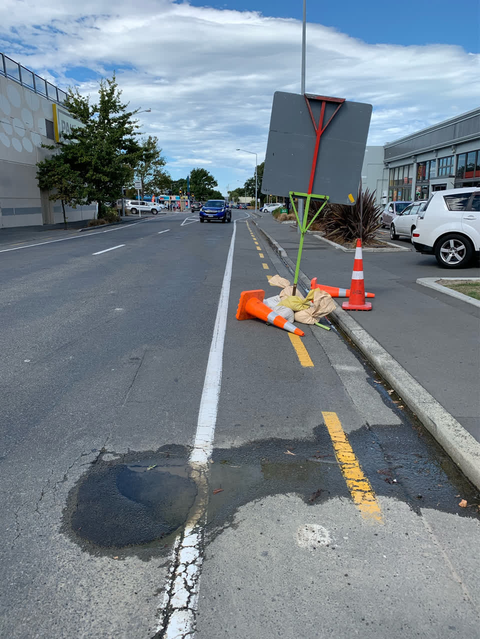 The photograph attached to this water supply report