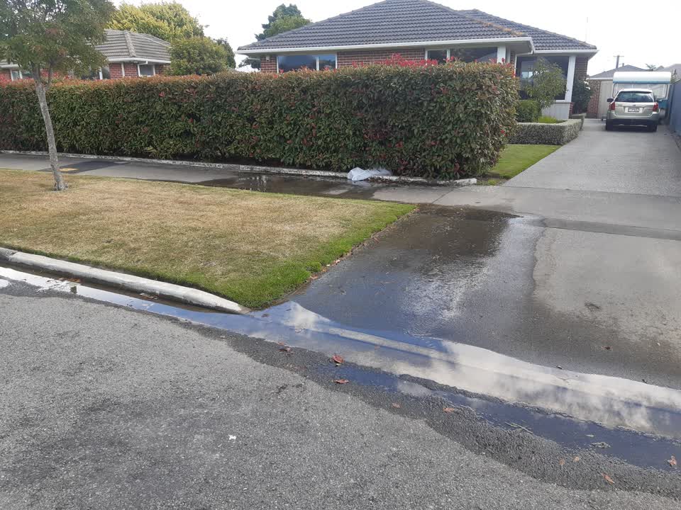 The photograph attached to this water supply report