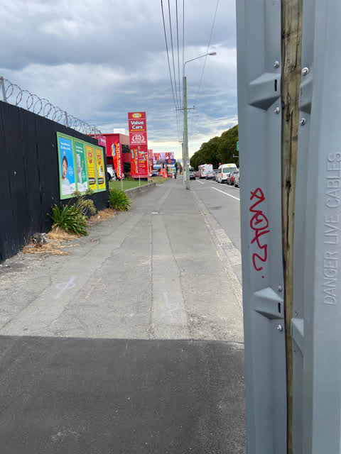 Graffiti, a report photo