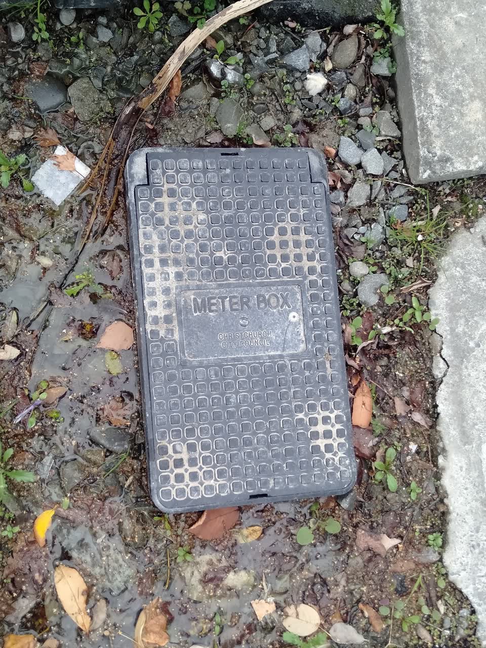 The photograph attached to this wastewater/stormwater report