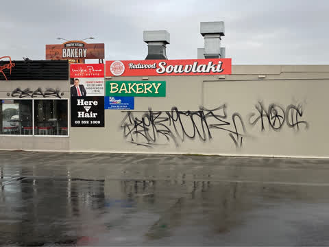 Graffiti, a report photo