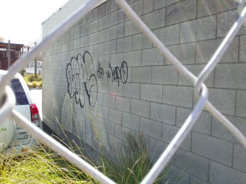 Graffiti, a report photo