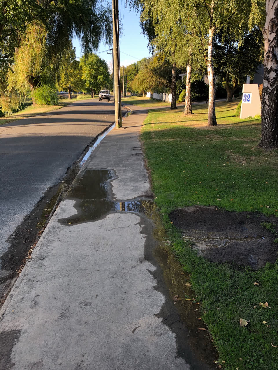 The photograph attached to this water supply report