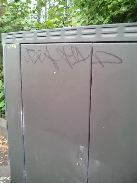 Graffiti, a report photo