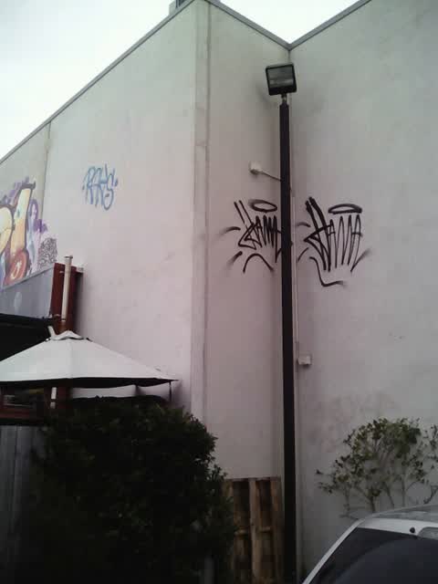 Graffiti, a report photo