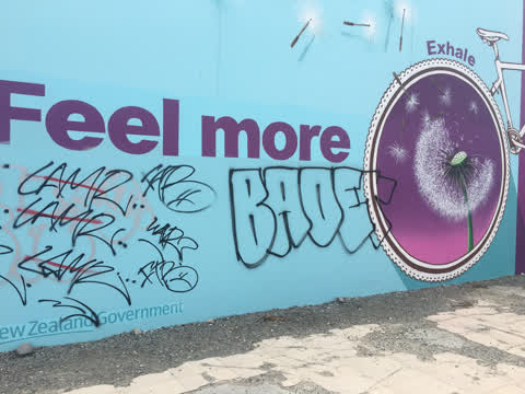 Graffiti, a report photo