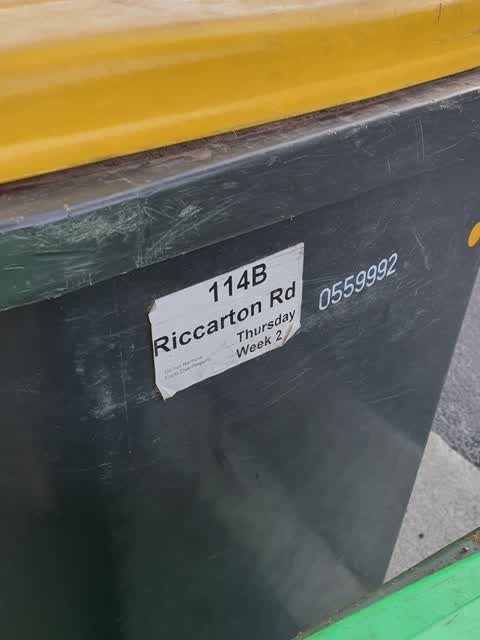 Rubbish/Recycling, a report photo