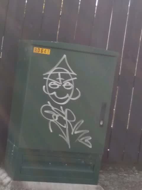 Graffiti, a report photo
