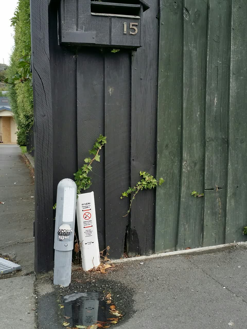 The photograph attached to this water supply report