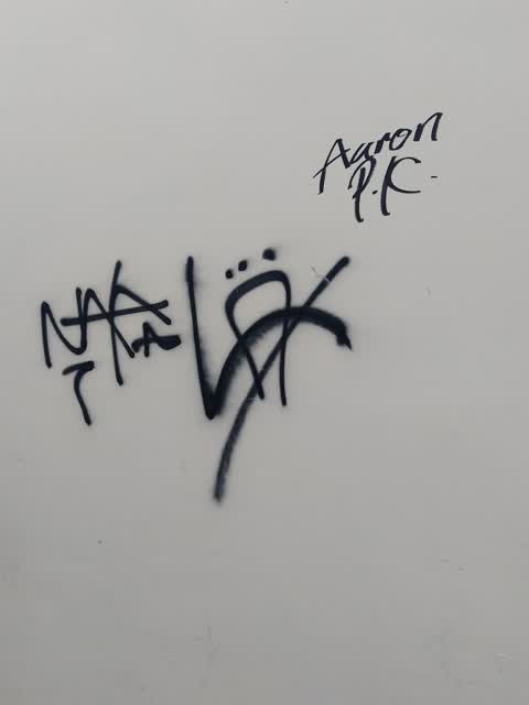 Graffiti, a report photo