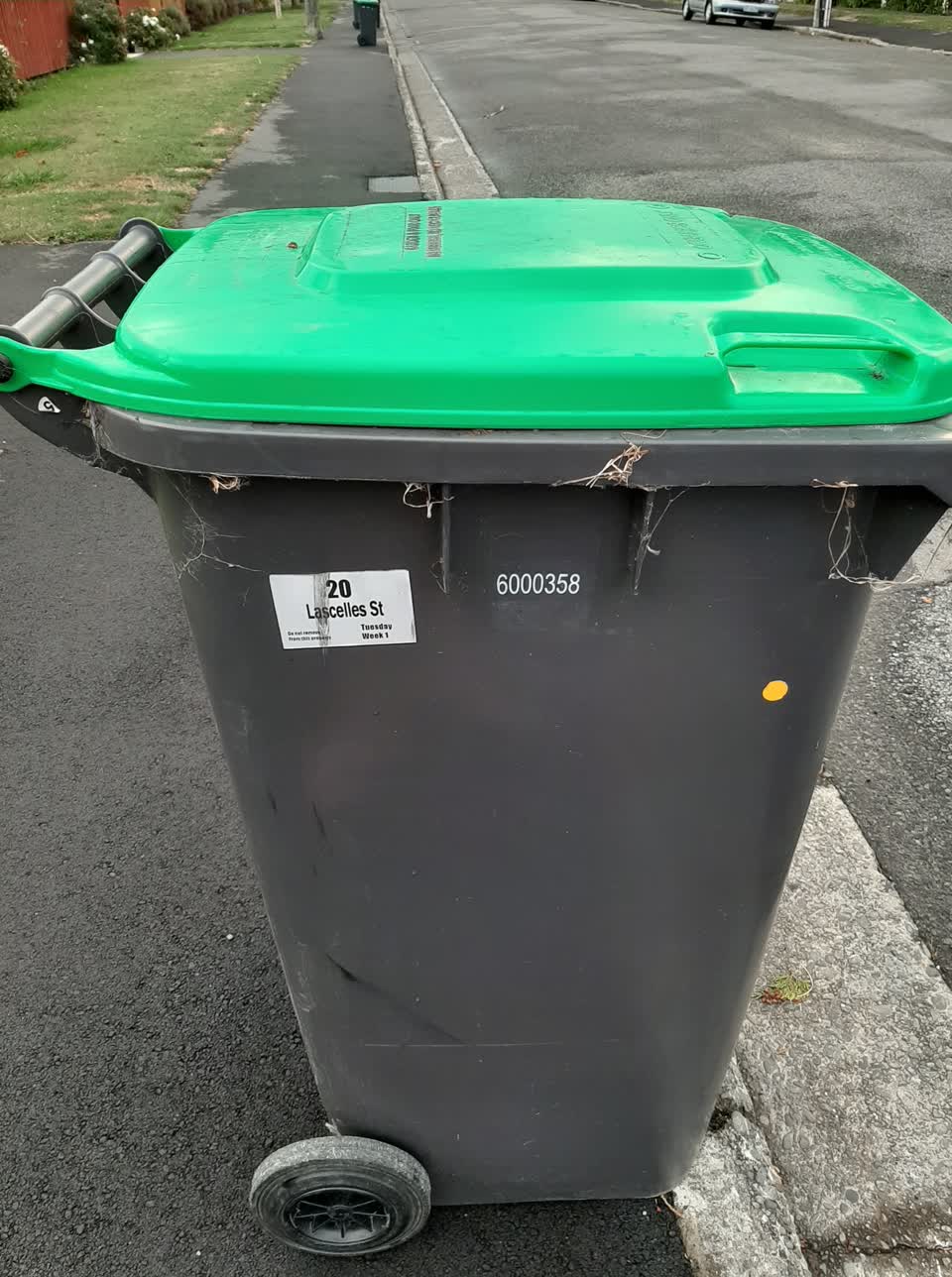 The photograph attached to this rubbish/recycling report