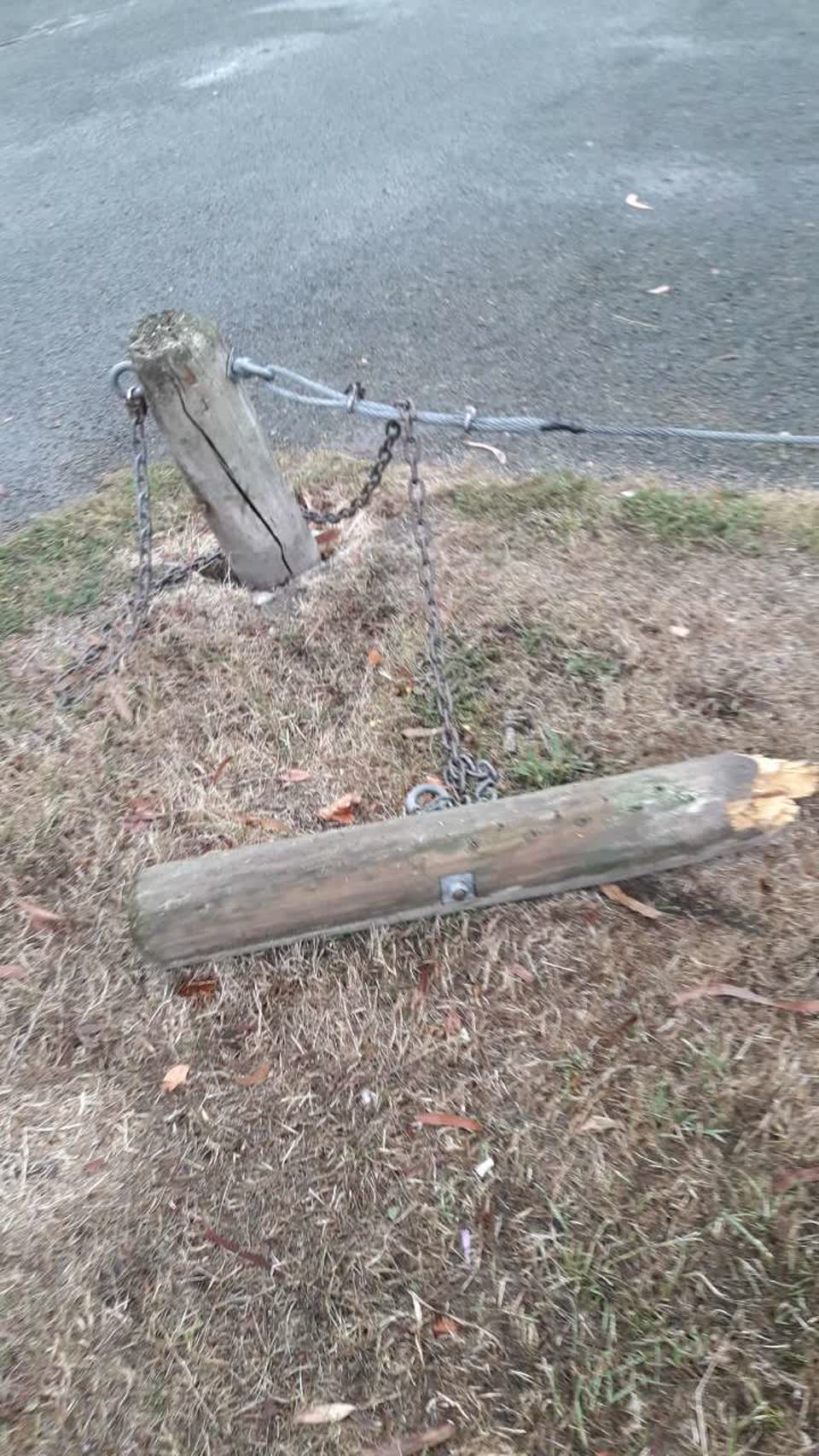 The photograph attached to this parks report