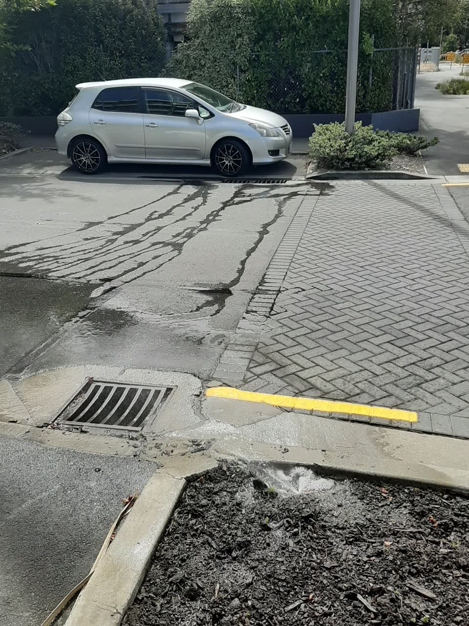 The photograph attached to this water supply report