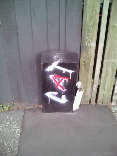 Graffiti, a report photo